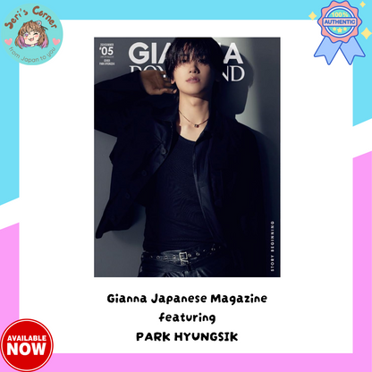 Gianna Japanese magazine featuring Park Hyungsik