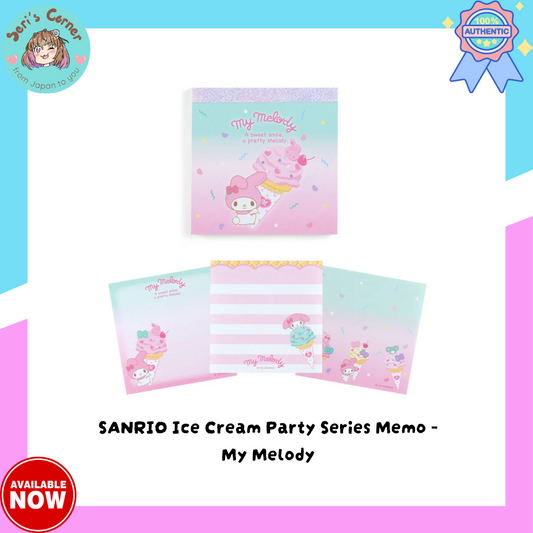 SANRIO Ice Cream Party Series Memo - My Melody