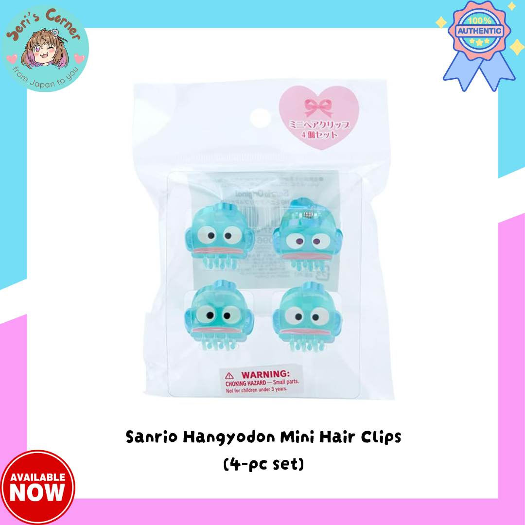 Sanrio Hangyodon Hair Accessories (4 pcs in a pack)