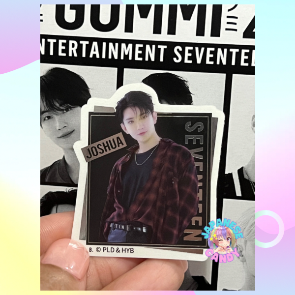 SVT GUMMI2 From PLEDIS ENTERTAINMENT SEVENTEEN (sold per sticker)