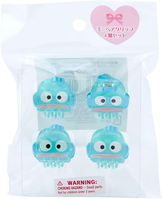 Sanrio Hangyodon Hair Accessories (4 pcs in a pack)