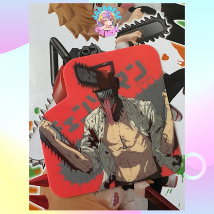 Chainsaw Man Gummies with die-cut stickers