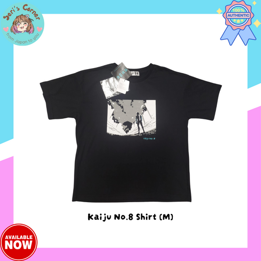 Kaiju No.8 Black Shirt (MEDIUM)