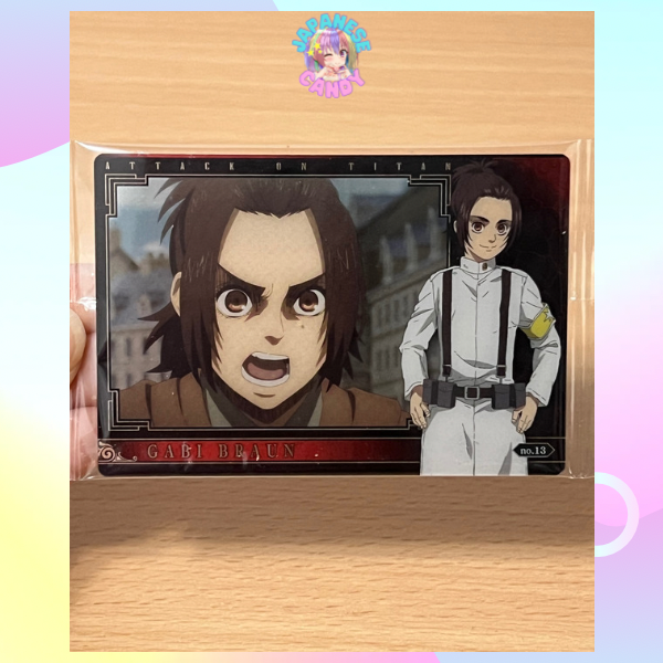 Attack on Titan The Final Season Wafers 2 (CARDS ONLY)