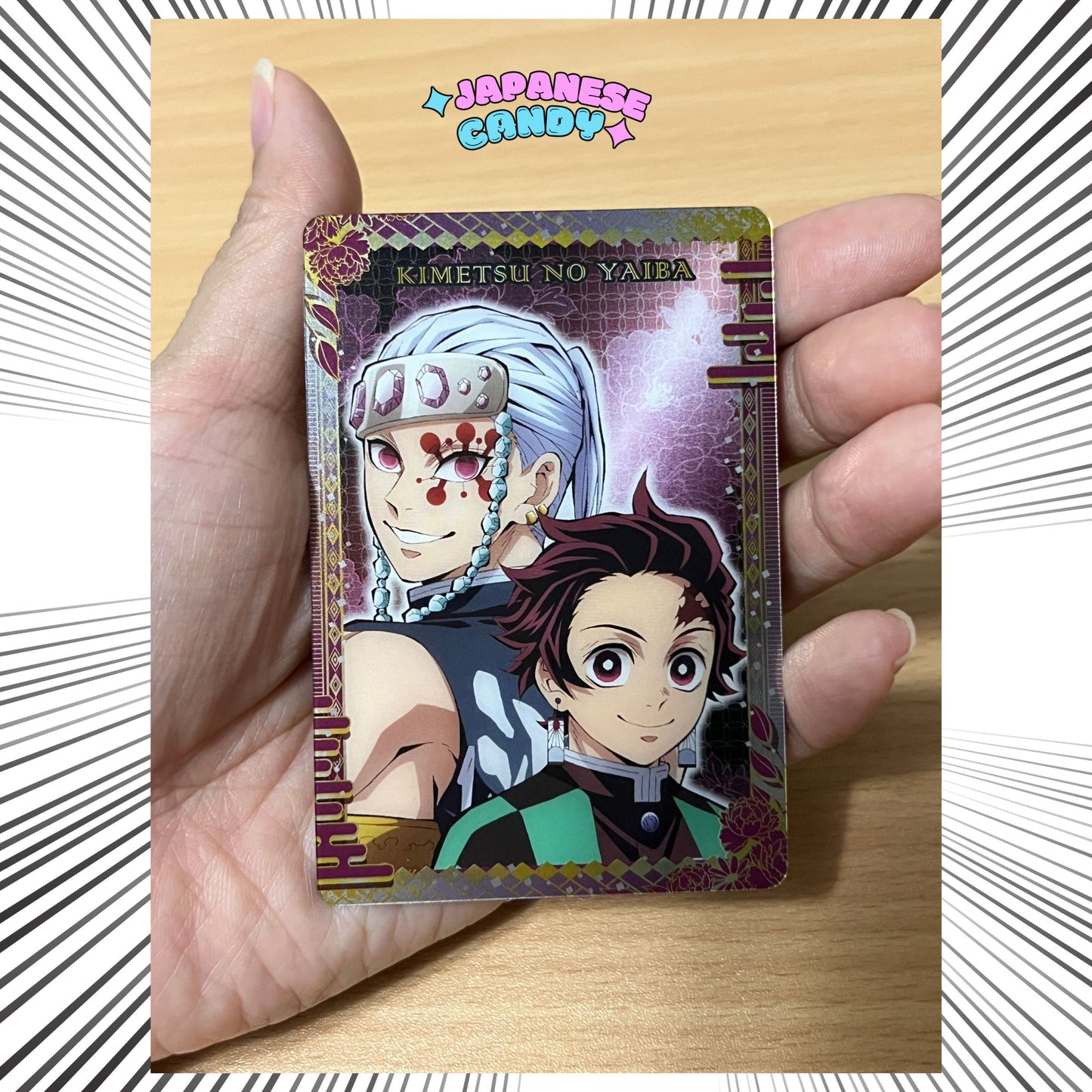 (1 BOX) Kimetsu No Yaiba Demon Slayer Metal Card Collection 3