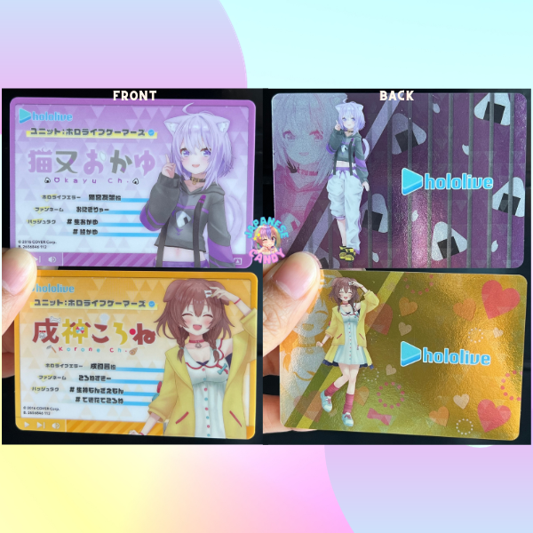 [OPENED] Bandai Hololive & Hololive ERROR Metallic Pass Collection