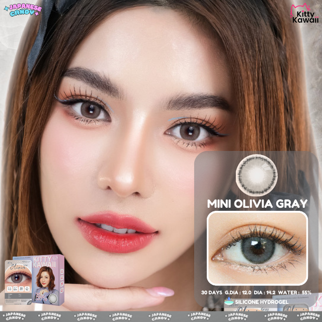 Mini Olivia Gray Silicone Hydrogel