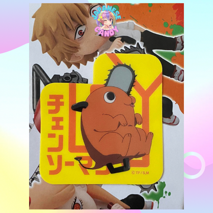 Chainsaw Man Gummies with die-cut stickers