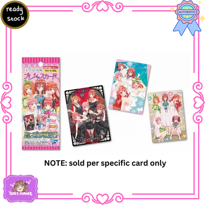 [SOLD PER PIECE - SPECIFIC CARD] The Quintessential Quintuplets Movie Precious Cards