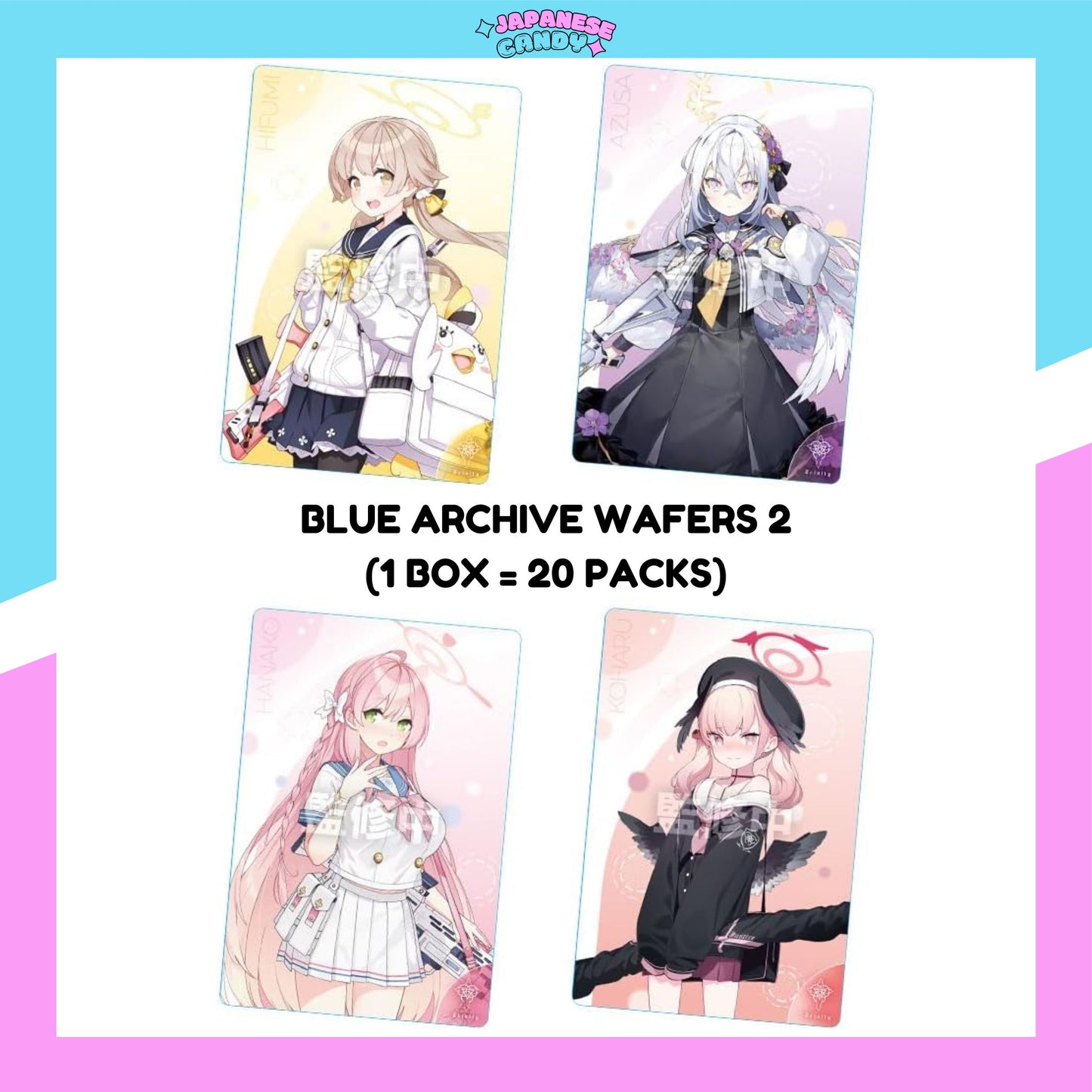 BANDAI Blue Archive Wafers 2 (CARD ONLY)