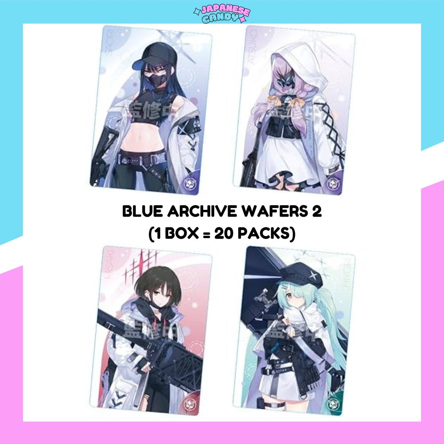 BANDAI Blue Archive Wafers 2 (CARD ONLY)