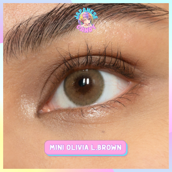 Mini Olivia Light Brown Silicone Hydrogel