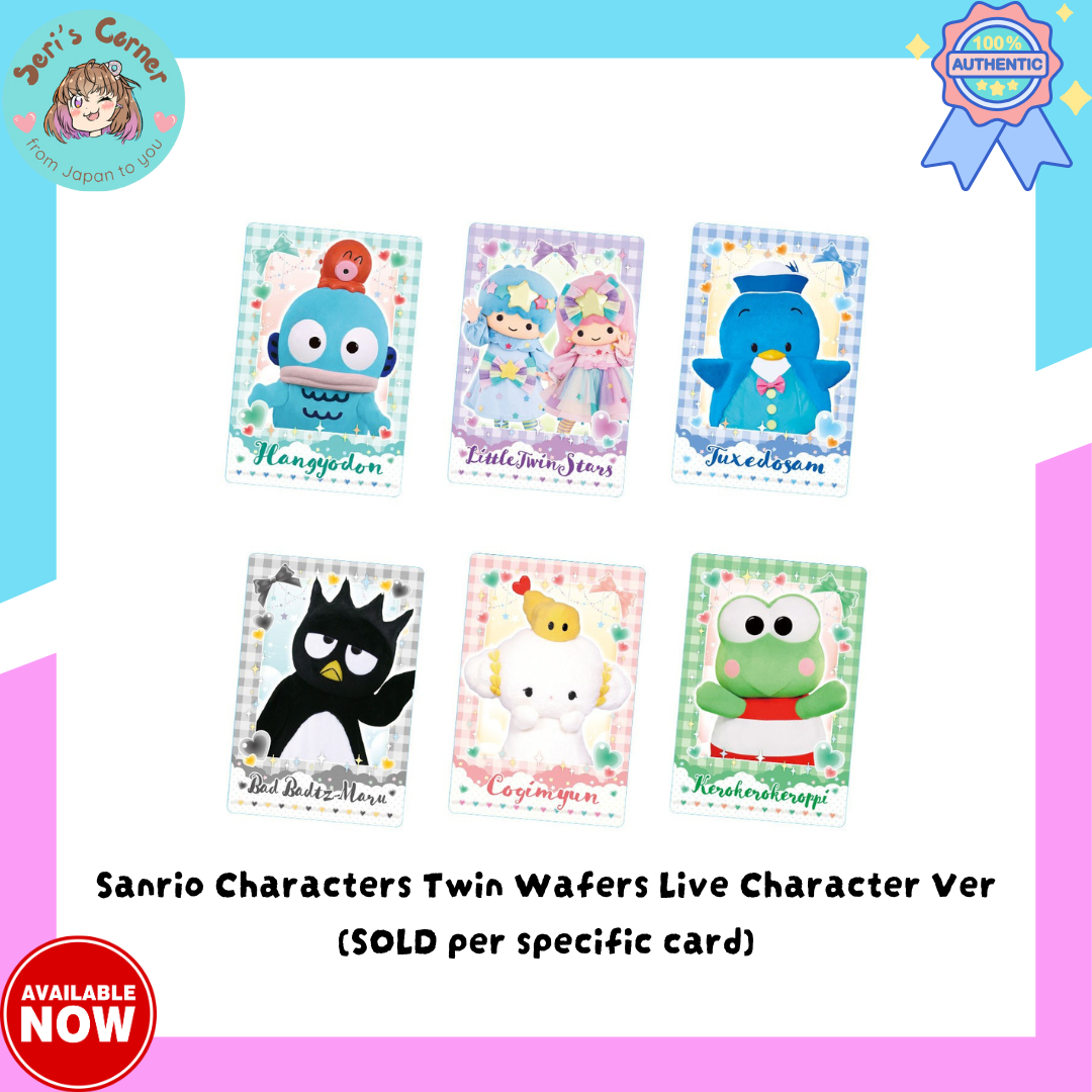 [CARD ONLY. NO WAFER.] Sanrio Characters Twin Wafers Live Character Ver