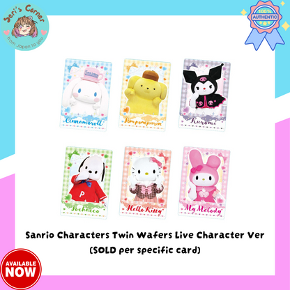 [CARD ONLY. NO WAFER.] Sanrio Characters Twin Wafers Live Character Ver