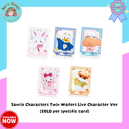 [CARD ONLY. NO WAFER.] Sanrio Characters Twin Wafers Live Character Ver